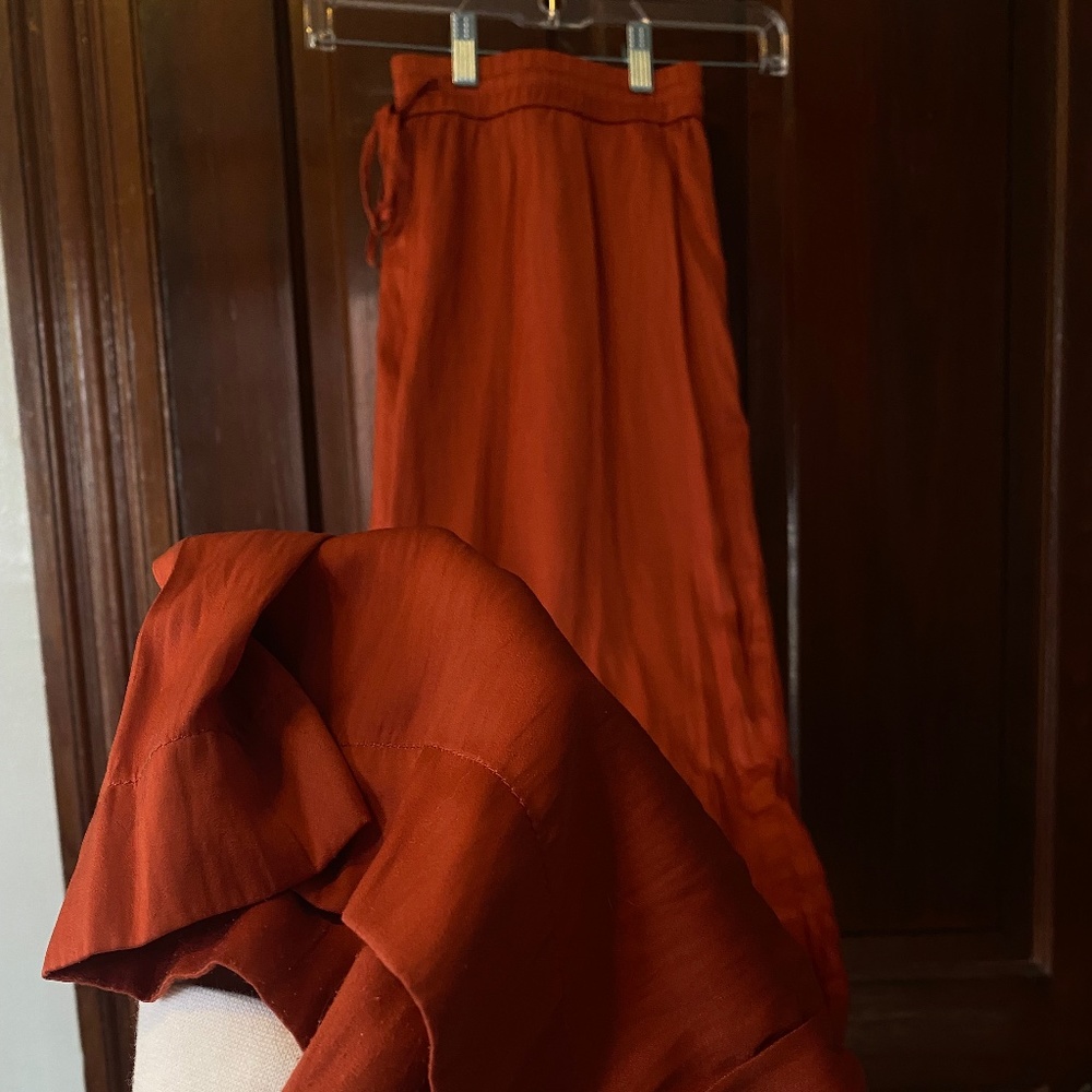 LOFT fluid wide-leg pant